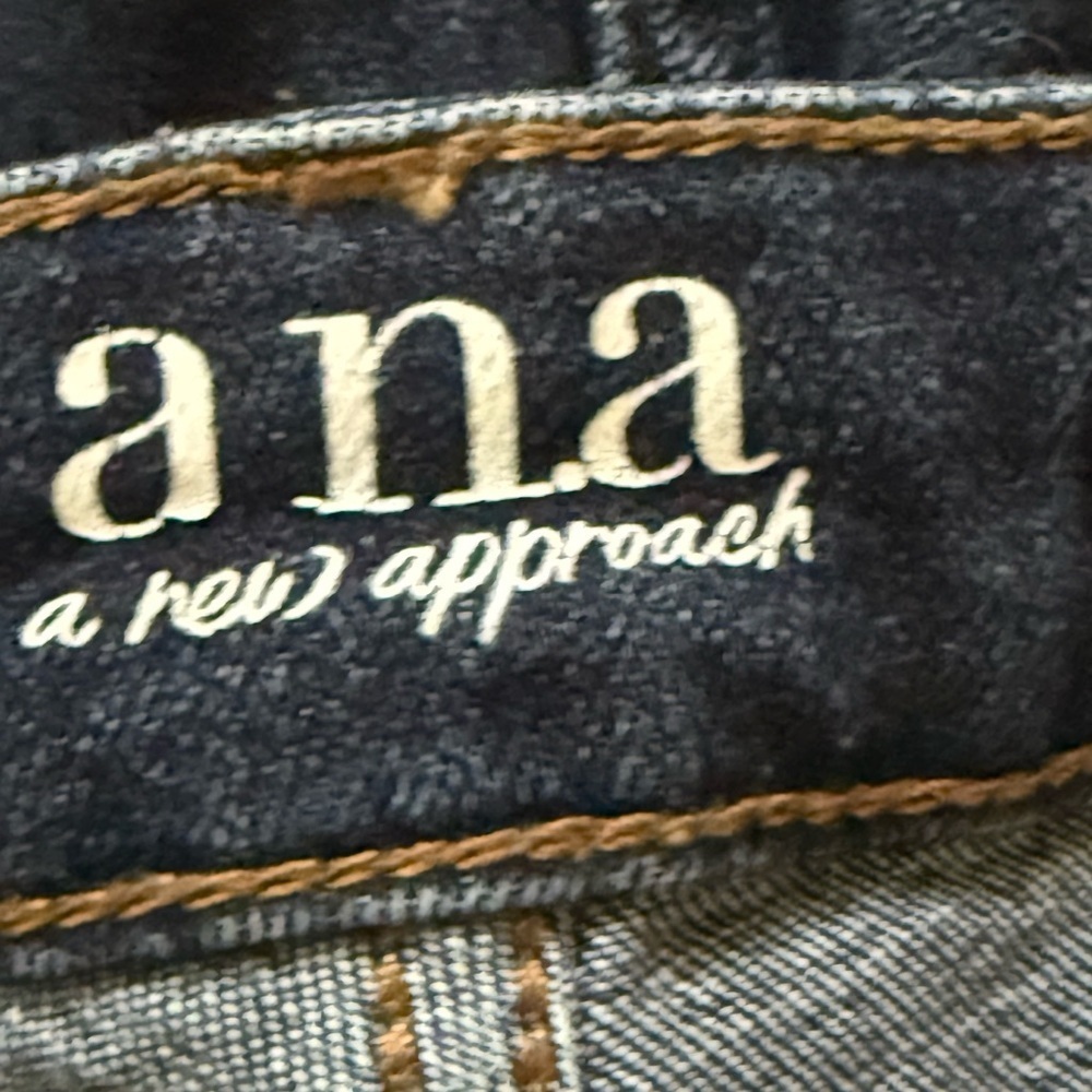 a.n.a Women's High Rise Jeans - Dark Blue - Picture 5 of 9